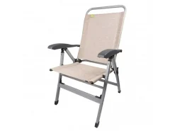 ViaMondo Campingstühle Mit Verstellbarer Rückenlehne|Faltstühle^Primo Klappstuhl - Beige