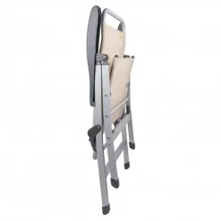 ViaMondo Campingstühle Mit Verstellbarer Rückenlehne|Faltstühle^Primo Klappstuhl - Beige