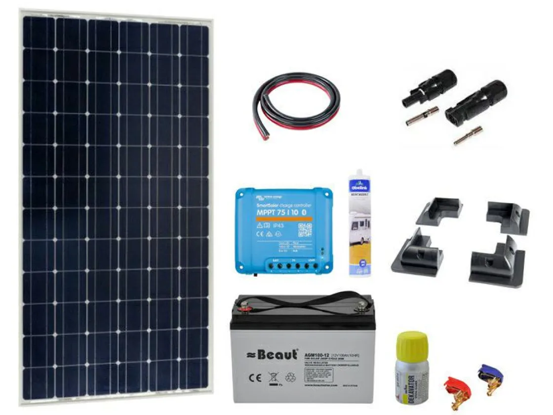 Victron Energy Solar Komplettsets-Victron 150 Watt AGM Solarmodul-Set
