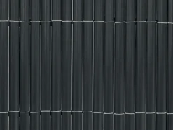 Markenlos Sonnensegel|Sonnensegel^Videx 90 x 300 cm PVC Balkonschirm - Anthracite