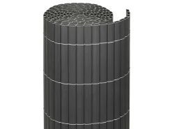 Markenlos Sonnensegel|Sonnensegel^Videx 180 x 300 cm PVC Balkonschirm - Anthracite