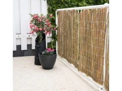 Markenlos Sonnensegel|Sonnensegel-Videx HongKong 90 x 300 Bambus Balkonschirm