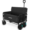 VONROC 120 kg Schubkarre mit Sitzfunktion< Bollerwagen