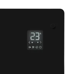 VONROC 1500 watt Konvektorheizung mit Glasplatte - Black< Elektroheizungen|Elektroheizungen