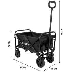 VONROC Bollerwagen^faltbar Bollerwagen - 60 kg