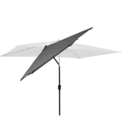 Markenlos VONROC Premium Rapallo 200 x 300 cm Sonnenschirm - Grey< Sonnenschirme