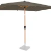 Markenlos VONROC Premium Rapallo 200 x 300 cm Sonnenschirm - Taupe< Sonnenschirme