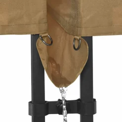 VONROC Partyzelte-Premium 6x3 easy-Up Partyzelt mit verbindungs-set - Beige