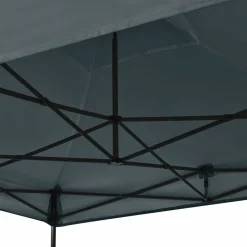 VONROC Partyzelte^Premium 3x3m easy-up Partyzelt - Grey