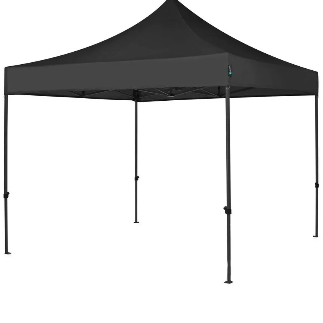 VONROC Partyzelte-Premium 3x3m easy-up partytent - Schwarz