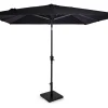 Markenlos VONROC Rosolina 280 Premium Sonnenschirm mit Fuß - Anthracite< Sonnenschirme