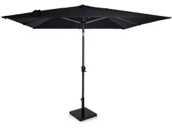 Markenlos VONROC Rosolina 280 Premium Sonnenschirm mit Fuß - Anthracite< Sonnenschirme