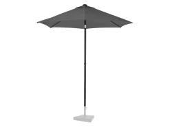 VONROC Sonnenschirme^Torbole Ø 200 cm Premium Sonnenschirm - Grey