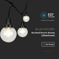 Markenlos V-TAC VT-720S modernes Lichterketten - 3 Meter< Campinglampen Aufladbar|Campinglampen Aufladbar