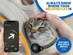 Vulpes Goods Sicherheit & Leinen^Apple AirTag Katzenhalsband - Größe M