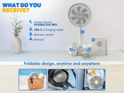 Vulpes Goods Kabelloser Ventilator mit Fernbedienung< Ventilatoren