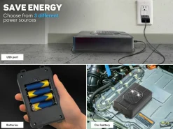 Vulpes Goods Marderschreck Auto - 12 Volt und Batterie, USB< Insektenabwehr