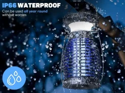 Vulpes Goods Insektenabwehr^Mückenlampe PRO – Wiederaufladbar & Solarenergie