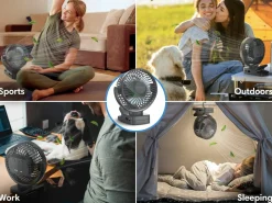 Vulpes Goods Mini USB-Ventilator mit Fernbedienung< Ventilatoren