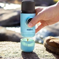 Wacaco Nanopresso tragbare Espressomaschine mit Hülle - Blue< Kaffeemaschinen