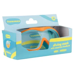 Waimea Schnorcheln & Tauchen-Kinder-Taucherbrille mit Neopren-Kopfband - Aqua