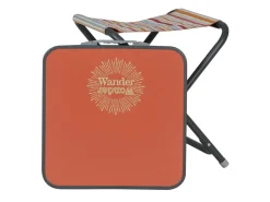 Wander Wonder Campinghocker-Bohemian Falthocker mit Tischplatte - Faded Red