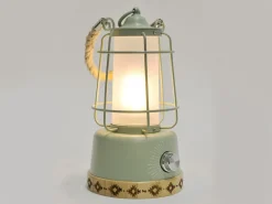 Wander Wonder Campinglampen Aufladbar|Campinglampen Aufladbar-Bohemian Laterne - Sage Green