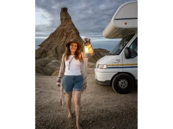 Wander Wonder Campinglampen Aufladbar|Campinglampen Aufladbar-Bohemian Laterne - Sage Green
