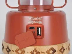 Wander Wonder Bohemian Laterne - Faded Red< Campinglampen Aufladbar|Campinglampen Aufladbar