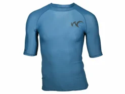 Watrflag Badebekleidung^Barcelona Bodyfit UPF 50+ Blue Men Rashguard