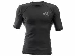 Watrflag Barcelona Bodyfit UPF 50+ Black Men Rashguard< Badebekleidung