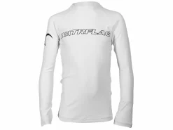 Watrflag Badebekleidung^Malaga lange Ärmel UPF 50+ White Kids Rashguard