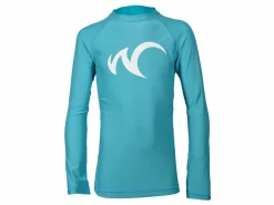 Watrflag Badebekleidung-Malaga lange Ärmel UPF 50+ Turquoise Kids Rashguard