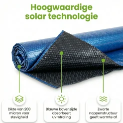 Markenlos Ways d'luxe ø366 cm solarplane< Pool Zubehör