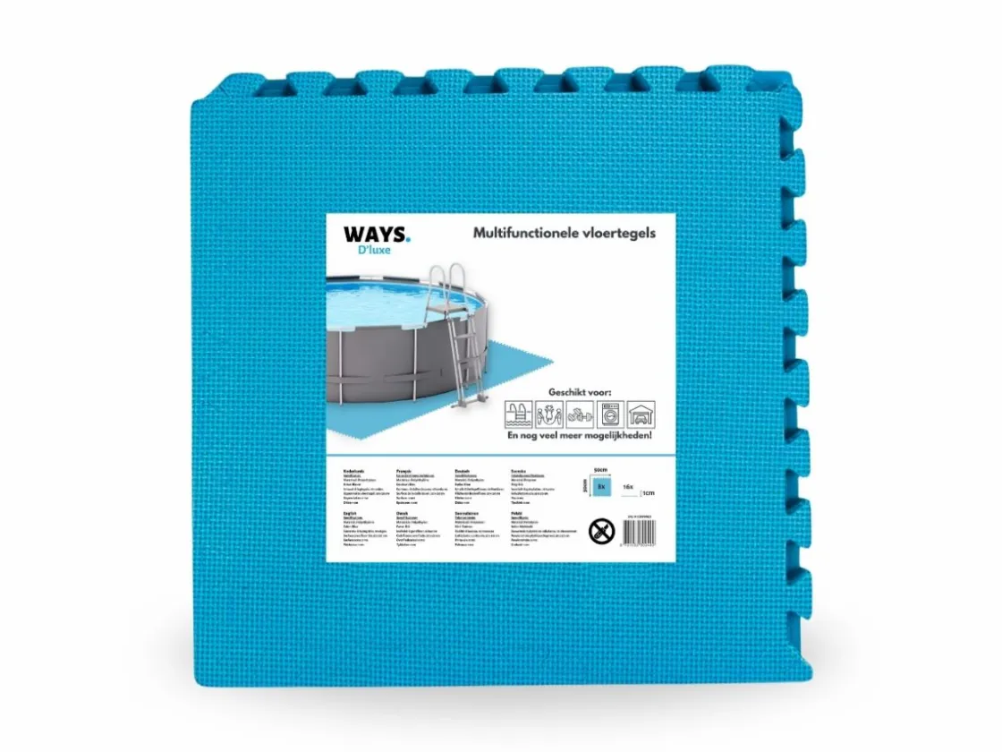 Markenlos Pool Zubehör^Ways d’luxe 50 x 50 cm bodenfliesen - Set von 8