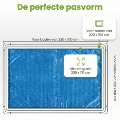 Markenlos Pool Zubehör^Ways d'luxe 220x150 cm Solarplane