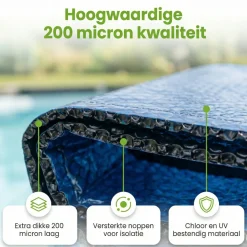 Markenlos Pool Zubehör-Ways d'luxe 450x220 cm Solarplane