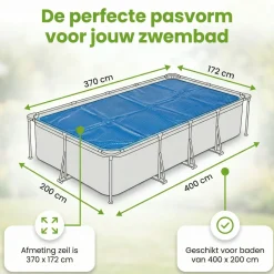 Markenlos Ways d'luxe 400x200 cm Solarplane< Pool Zubehör