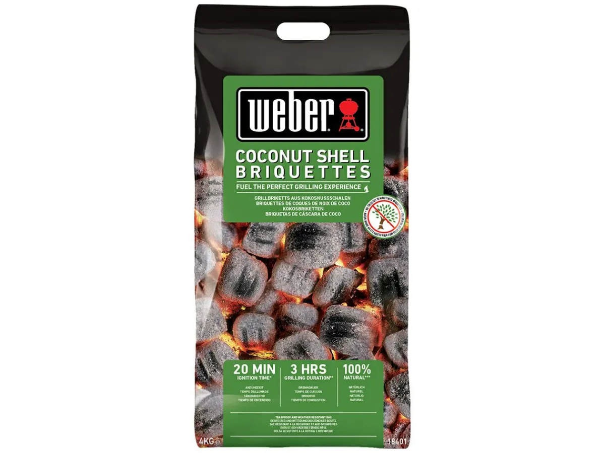 Weber 4 kg Kokosbriketts< Holzkohlebriketts|Holzkohlebriketts