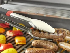 Weber Grillbesteck|Grillbesteck-Edelstahl Grillzange