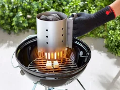 Weber kleiner Anzündkamin< Holzkohlebriketts|Holzkohlebriketts