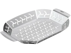 Weber Grill Zubehör|Grill Zubehör^kleiner ovaler Gemüsekorb