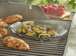 Weber Grill Zubehör|Grill Zubehör^kleiner ovaler Gemüsekorb