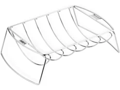 Weber Grill Zubehör|Grill Zubehör^Spare-Rib-Halter und Bratenkorb