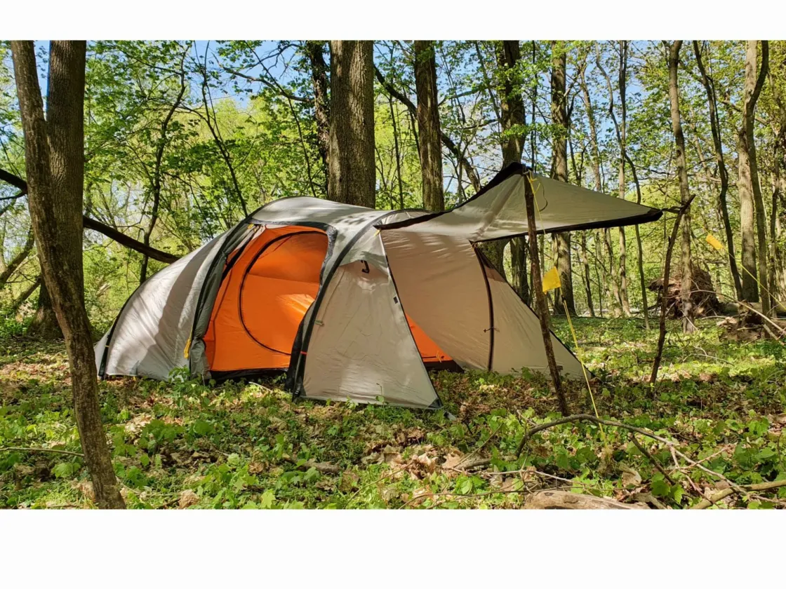 Wechsel Trekkingzelte|Zelt 3 Personen-Outpost 3 leichtes Tunnelzelt