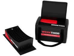 Werkthor stufenlose Auffahrkeile Tasche - Red< Auffahrkeile