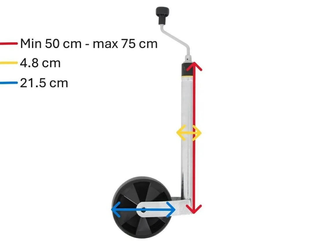 Winterhoff Stützräder^Deichselstützrad mit Waage