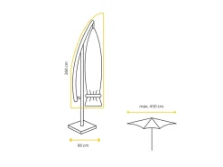 Winza Outdoor Covers Sonnenschirmhüllen^Winza 350 cm Ampelschirm Schutzhülle