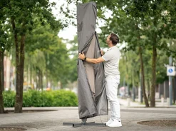 Winza Outdoor Covers Sonnenschirmhüllen-Winza 250 x 64 cm graue Sonnenschirmschutzhülle
