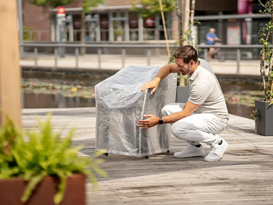 Winza Outdoor Covers Schutzhüllen Gartenmöbel^Winza Basic 66 x 66 x 150 cm Stapelstuhlhülle
